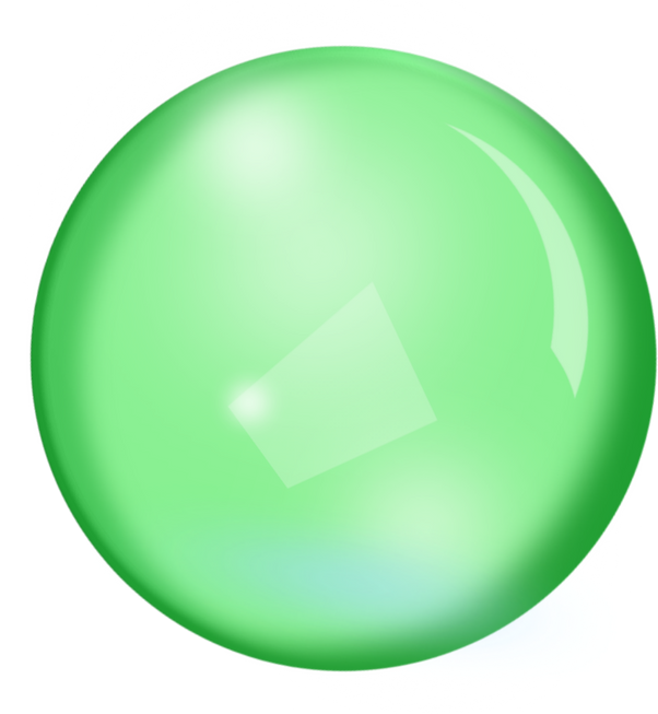 Green Bubble Illustration